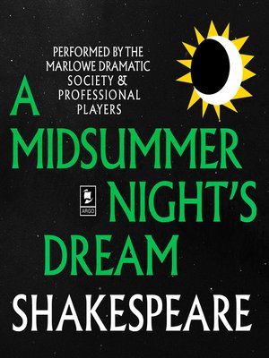 cover image of A Midsummer Night's Dream